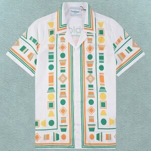 Casablanca White Short Sleeve Shirt